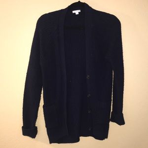 XS Navy Blue button downed sweater from GAP